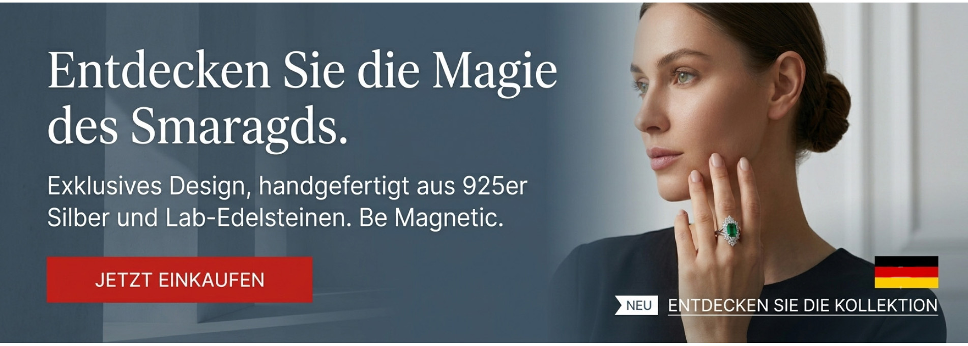 Deine Aura, in Silber gemeißelt.