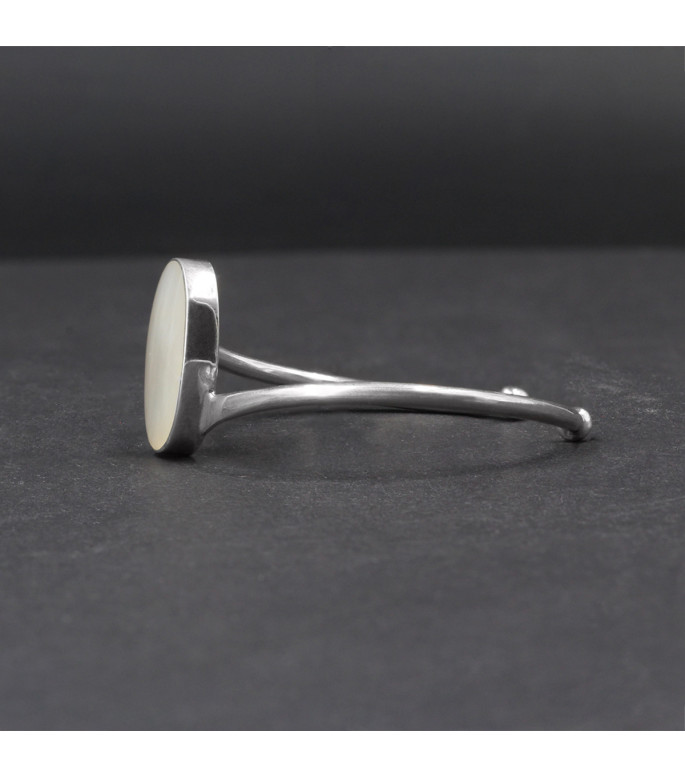 Orbital Pearl Glow Bracelet – Genuine Mother of Pearl Shell (Iridescent White Nacre) in 925 Sterling Silver – Boho Lunar Cuff Statement Jewelry Orbital Pearl Glow Bracelet – Genuine Mother of Pearl Shell (Iridescent White Nacre) in 925 Sterling Silver – Boho Lunar Cuff Statement Jewelry