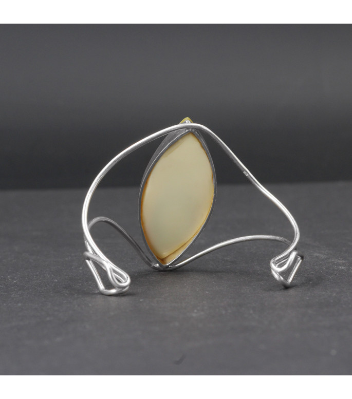 Orbital Pearl Glow Bracelet – Genuine Mother of Pearl Shell (Iridescent White Nacre) in 925 Sterling Silver – Boho Lunar Cuff Statement Jewelry Orbital Pearl Glow Bracelet – Genuine Mother of Pearl Shell (Iridescent White Nacre) in 925 Sterling Silver – Boho Lunar Cuff Statement Jewelry
