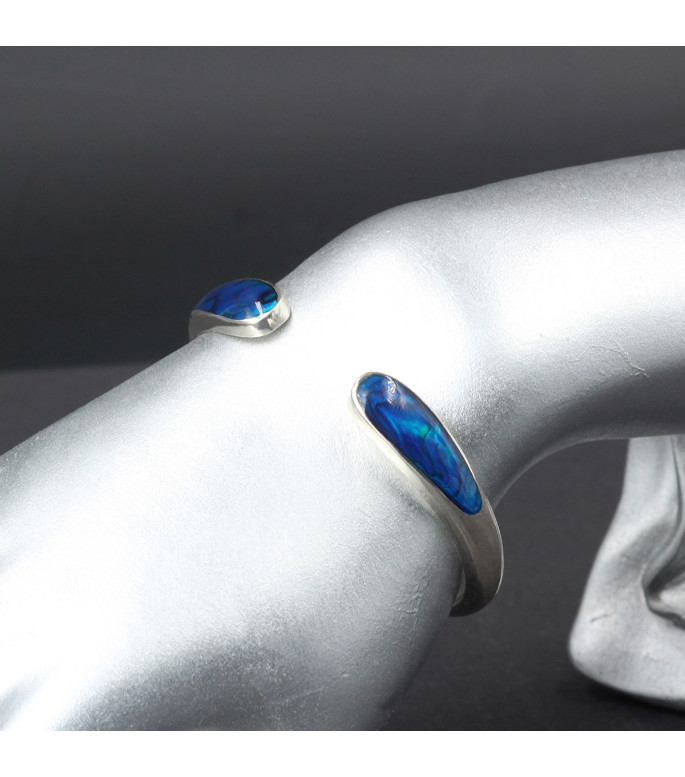 Orbital Paua Glow Bracelet – Genuine Paua / Abalone Shell