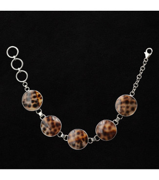 Orbital Tiger Tide Bracelet – Genuine Tiger Cowrie Shell