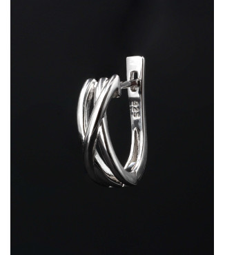 Timeless 925 Sterling Silver Classic Hoop Earrings