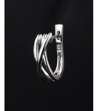 Timeless 925 Sterling Silver Classic Hoop Earrings