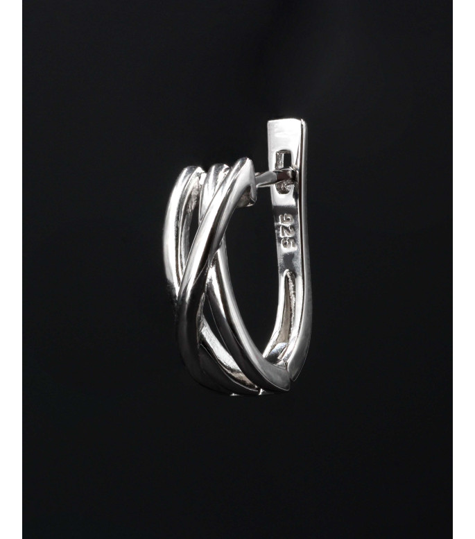 Timeless 925 Sterling Silver Classic Hoop Earrings