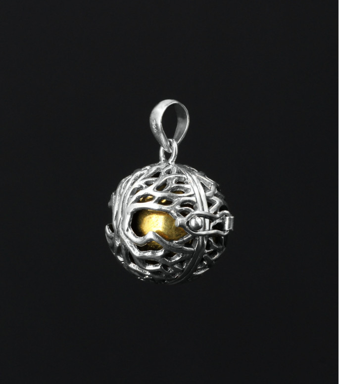 Tree of Life Opening Harmony Ball Locket Sterling Silver Pendant Tree of Life Opening Harmony Ball Locket Sterling Silver Pendant
