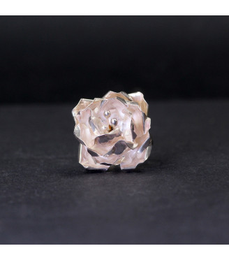 Rose Bloom Silver Ring