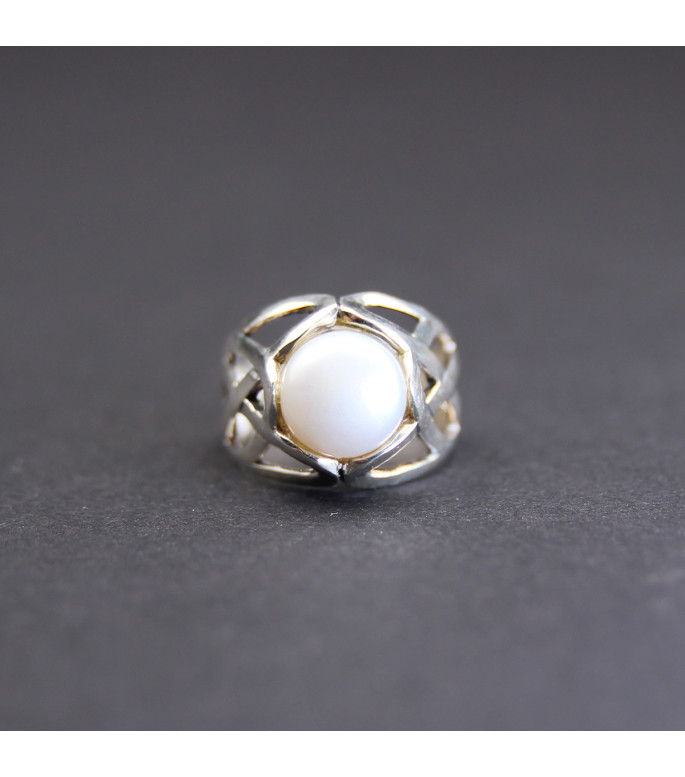 Ring „Pure Harmony“ | 925er Silber mit Edler Naturperle