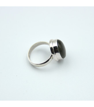Timeless Elegance Ring  Sterling Silver 925 with Deep Black Onyx  | RG0031BO