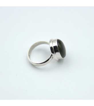Timeless Elegance Ring  Sterling Silver 925 with Deep Black Onyx  | RG0031BO