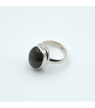 Timeless Elegance Ring  Sterling Silver 925 with Deep Black Onyx  | RG0031BO