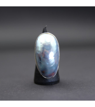 Ring “Desert Pearl” | Sterling Silver 925 with Handcrafted Cukli Shell