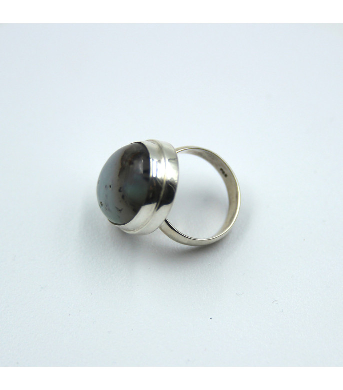 "Mystic Depth" Sterling Silver 925 with Genuine Labradorite Ring | RG005711 "Mystic Depth" Sterling Silver 925 with Genuine Labradorite Ring | RG005711