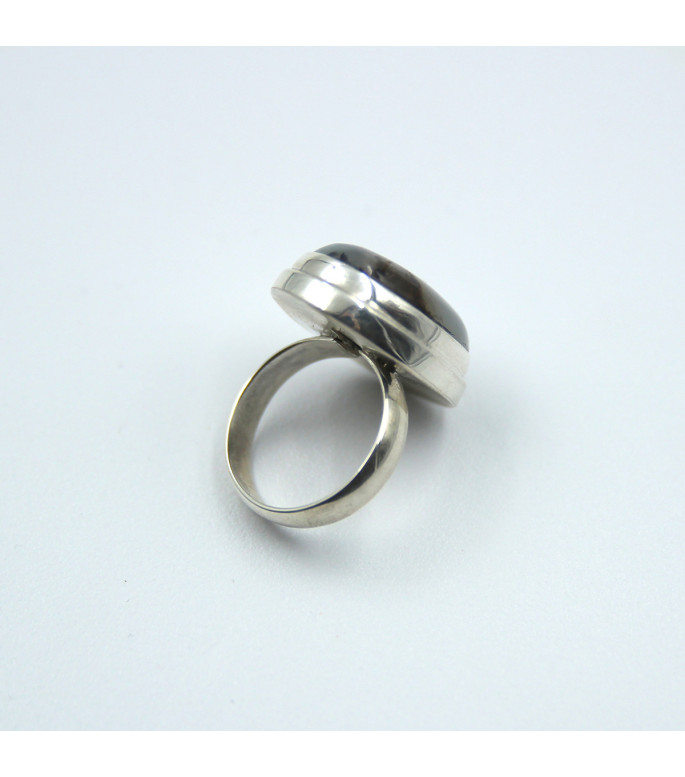 "Mystic Depth" Sterling Silver 925 with Genuine Labradorite Ring | RG005711 "Mystic Depth" Sterling Silver 925 with Genuine Labradorite Ring | RG005711
