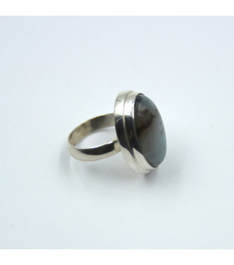 "Mystic Depth" Sterling Silver 925 with Genuine Labradorite Ring  | RG005711