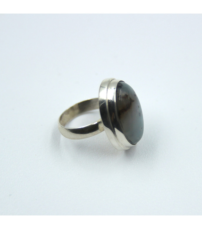 "Mystic Depth" Sterling Silver 925 with Genuine Labradorite Ring | RG005711 "Mystic Depth" Sterling Silver 925 with Genuine Labradorite Ring | RG005711