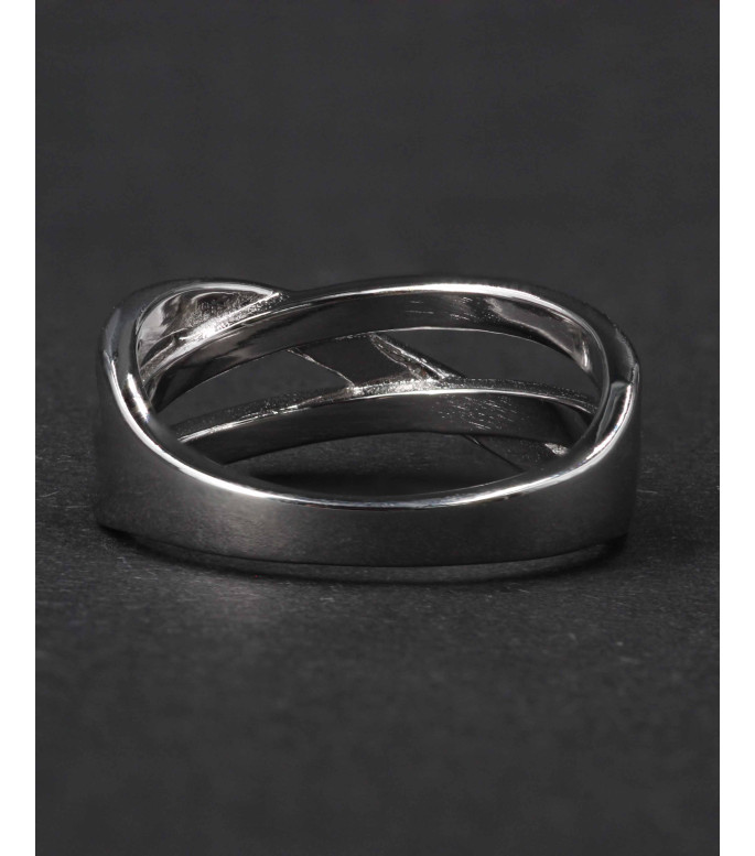 Luxurious Twisted Braided 925 Sterling Silver Ring Luxurious Twisted Braided 925 Sterling Silver Ring