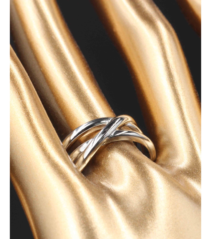Luxurious Twisted Braided 925 Sterling Silver Ring Luxurious Twisted Braided 925 Sterling Silver Ring